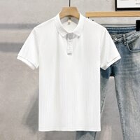 Áo Polo Nam Nữ Trơn GUSSET, Áo Sơ Mi Ngắn Tay Vải Co Giãn 4 Chiều Thiết Kế Đơn Giản Phong Cách Hàn Quốc