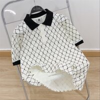 Áo Polo Nam POLODAY IN HỌA TIẾT BC REGULAR Beacon Denim AOPL38