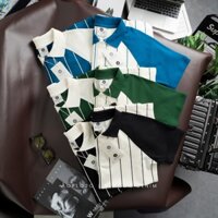 Áo Polo Nam POLODAY Phối Sọc Dọc Beacon Denim Form Vừa Dễ Phối Đồ AOPL20