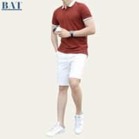 Áo polo nam thời trang BAT,áo thun nam phối viền tay và cổ áo, áo phông cổ bẻ nam chất co giãn đẹp form chuẩn.