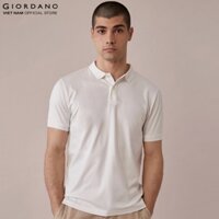 Áo Polo Nam Trơn Ngắn Tay Liquid Touch Polo Giordano 01012291 - 09-Trắng -  L