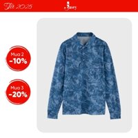 Áo polo nam trung niên dài tay JASEY, Áo thun nam trung niên dài tay dệt kim chuẩn size mã 9116