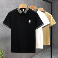 Áo Polo Nam UMA MEN Gấu Lili Chất Liệu Vải Poly Dệt Kim Cao Cấp Áo Thun Nam Cổ Bẻ Thổ Cẩm APL14