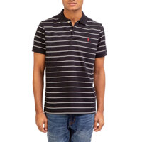 Áo Polo nam U.S. Polo Assn. Men’s Interlock Stripe Polo màu Đen kẻ