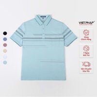 Áo Polo Nam VIỆT PHÁP Form Luxury – Thun Cá Sấu Lạnh, lịch lãm, sang trọng 50060