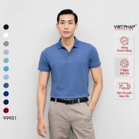 Áo Polo Nam VIỆT PHÁP Form Luxury - Thun Cây Dù Lạnh Màu lịch lãm, sang trọng 99901