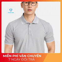 Áo polo nam xám ghi kiểu dáng Classic fit