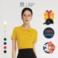 Áo Polo Nữ Basic Vải Cotton Cá Sấu Gai Nhập Khẩu Cao Cấp Thương Hiệu BARRY - PG3 *