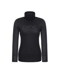 ÁO POLO NỮ DÀI TAY PING 12291TI960 BLACK