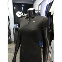 Áo polo nữ màu đen Livan 211183 .