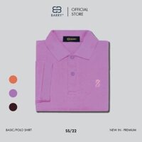 Áo Polo Nữ Vải Cotton Cá Sấu Gai Cao Cấp BARRY SS22 - PG31 - Violet - M