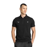 Áo Polo PUMA Nam Chính Hãng - JACQUARD PHONG CÁCH SCUDERIA FERRARI - Đen  | Japansport   620987-01