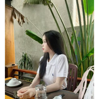 Áo POLO Ralph Lauren Logo Thêu basic unisex nam/nữ vải cá sấu cao cấp co giãn thoáng mát form oversize