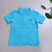 Áo polo Ralph Lauren - màu xanh da trời thêu ngựa đen