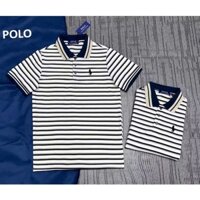 Áo Polo Ralph Lauren Phối Kẻ Sọc Logo Thêu Ngựa Cao Cấp - Áo Polo Nam Nữ Ralph Lauren Chất Cotton Co Giãn 4C Thoáng Mát