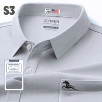 Áo Polo SIXMEN con ngựa Nam Trung Niên ,from rộng có túi, tay xuông ,chất cotton có dãn thấm hút tốt