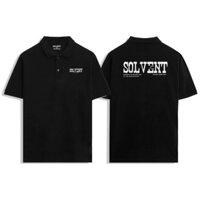 Áo Polo SOLVENT oversize / SLV 253 / BLACK