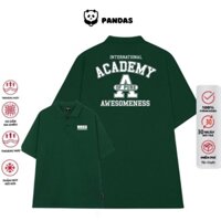 Áo polo tay lỡ form rộng oversize nam nữ cotton mềm mịn Gimmee  AP08 sỉ ib