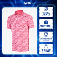 ÁO POLO THỂ THAO, ÁO GOLF NAM HANDEE CAMO ĐỎ*