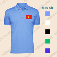 Áo Polo THÊU LOGO VIỆT NAM NDfashion chất vải Poly RẤT BỀN và SANG TRỌNG (NDfashion.net)