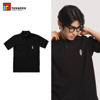 Áo Polo TICK & PICK Unisex Nam Nữ Oversize Áo Thun Form Rộng Có Cổ Hình Dép Tổ Ong