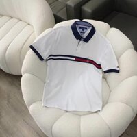 Áo Polo Tommy Hilfiger Slim Fit Essential Flag Polo White [ 78JB117 100 ]