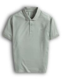 Áo Polo trơn basic thêu logo ngực ESTP038 - Xanh mint nhạt