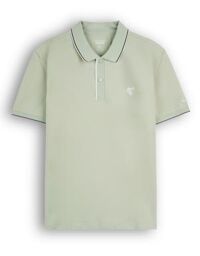 Áo Polo trơn bo kẻ thêu logo ngực FSTP045