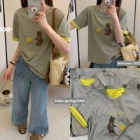 Áo Pull hình gấu nâu têu chữ Good (1061) - MIDISTORE