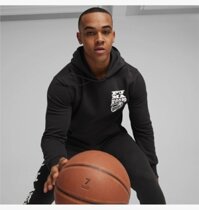 Áo Puma Nam Chính Hãng - Men's Basketball Hoops 2.0 Hoodie - Màu Đen | JapanSport 625248-01