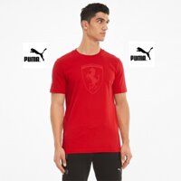 Áo PUMA Scuderia Ferrari Race Big Shield Tonal Men’s Tee 531470 size S