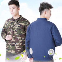 Áo quạt điều hoà CHÍNH HÃNG NHẬT BẢN Pin 32000mah , Quạt 12V Chống Nước Siêu Mạnh