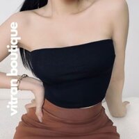 Áo Quây Cúp Ngực Dáng Nữ VITRAN BOUTIQUE Thun Borip Co giãn 4 Chiều Freesize Dưới 60kg A5