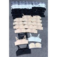 Áo quây lưới đan, mút bàn tay đẩy, có viền silicone chống tụt