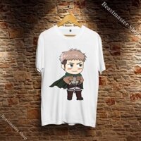 Áo Reiner Braun Attack on Titan cho bé đẹp ngắn tay cực chất cute dễ thương I2RB002