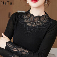 Áo Ren Cổ Lọ Thời Trang Nữ Tính