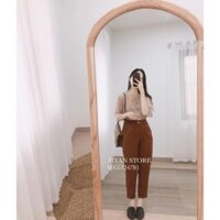 Áo ren cổ tròn cộc tay