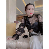 Áo ren lụa Kelly Bui