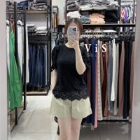 áo ren nữ màu đen