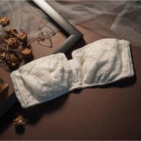 Áo Ren Quây Ngực Có Mút Mỏng B382 - Trắng,S