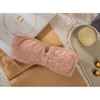 Áo Ren Quây Ngực Có Mút Mỏng B382 - Hồng,XL