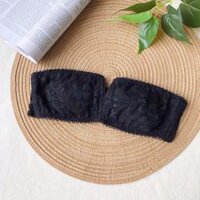 Áo Ren Quây Ngực Có Mút Mỏng B382 - Đen,XL