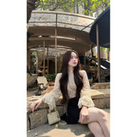 áo ren tay dài loe cao cấp