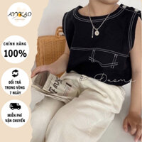 Áo Sát Nách Cho Bé Trai và Bé Gái Chất Đũi Thoáng Mát Hàng cao cấp - Ayykao