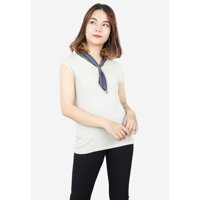 Áo sát nách cổ tim nơ lụa The One Fashion AL1755BEH