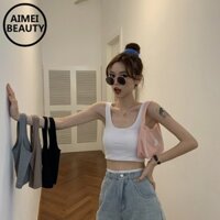 Áo Sát Nách Màu Trơn Kiểu Dáng Đơn Giản Dễ Phối Đồ