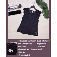 🌿Áo sát nách ren "MOCA" - 2hand, si tuyển JAPAN🌿Eo <76cm