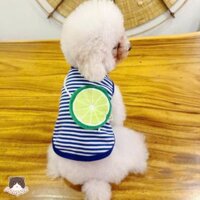 Áo sát nách sọc kèm túi trái cây