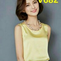 Áo sát nách vải phi lụa.  Phom từ 50kg