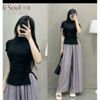 áo sét quần dài bigsize 40-120kg áo kiểu xẻ tà